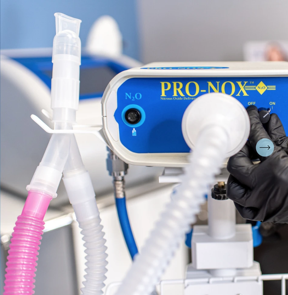 Pro Nox nitrous oxide pain management device for comfortable aesthetic procedures in Las Vegas"